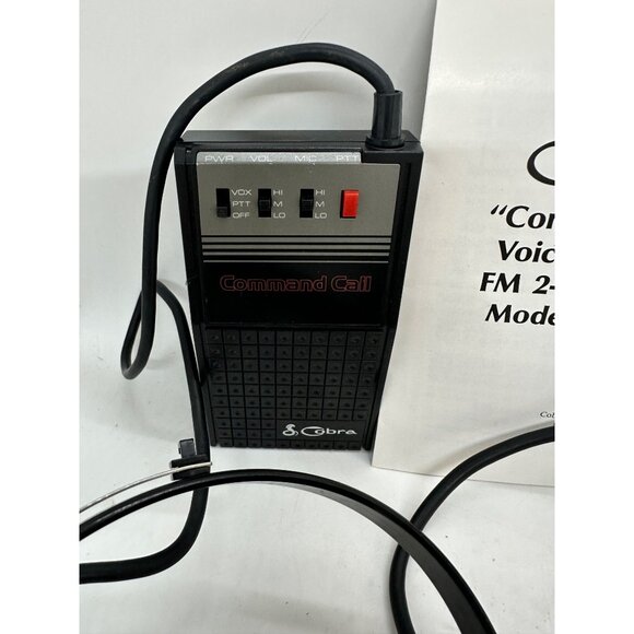 Cobra Command Call Voice-Activated FM 2-Way Radio Model HC-200 With Headsets - Picture 2 of 12